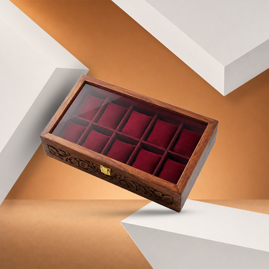 10 Watches – Carving – Glass Top