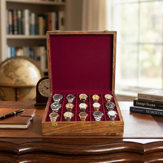 15 Watches – Plain – Wood Top