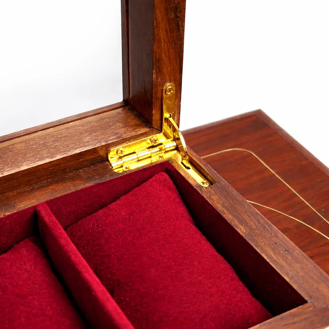 5 Watches – Golden Hinge – Glass Top