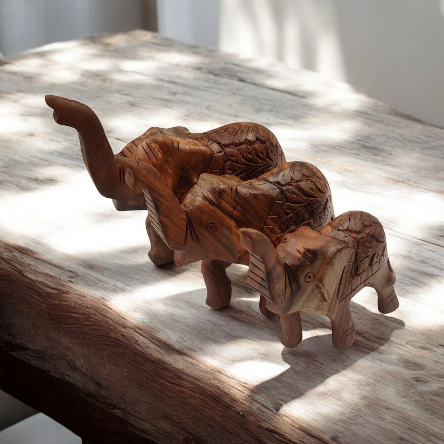 Elephant Sculpture - Set of 3