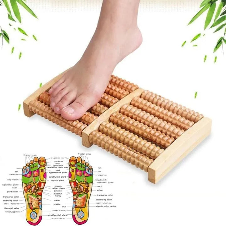 Wooden foot massager Roller