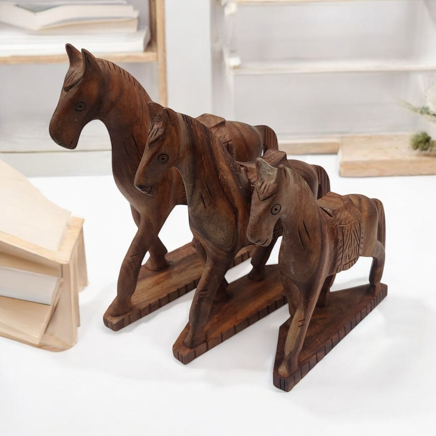 Horse Sculpture - Set of 3