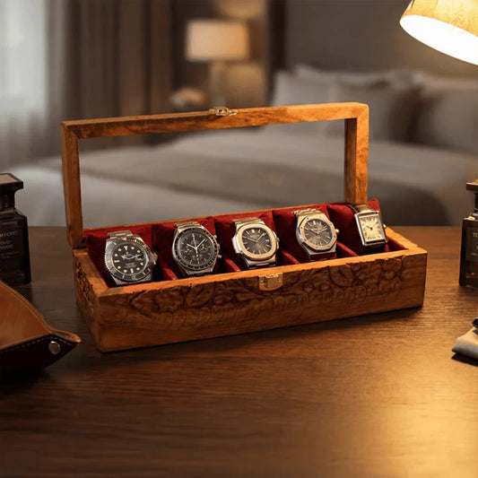 5 Watches – Carving – Glass Top