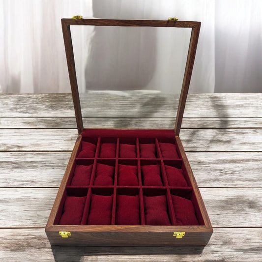 15 Watches – Plain – Glass Top