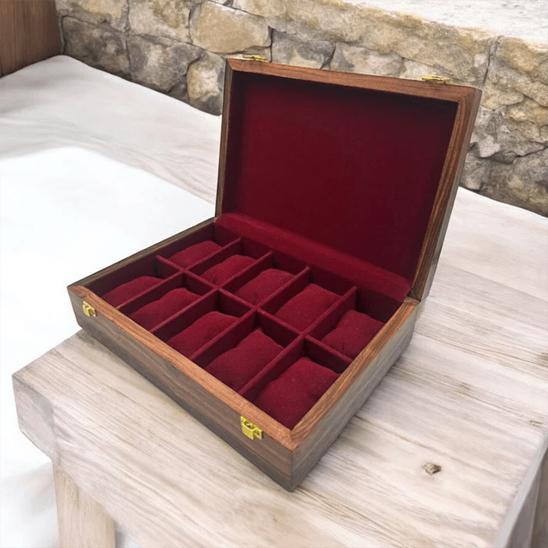 10 Watches – Plain – Wood Top