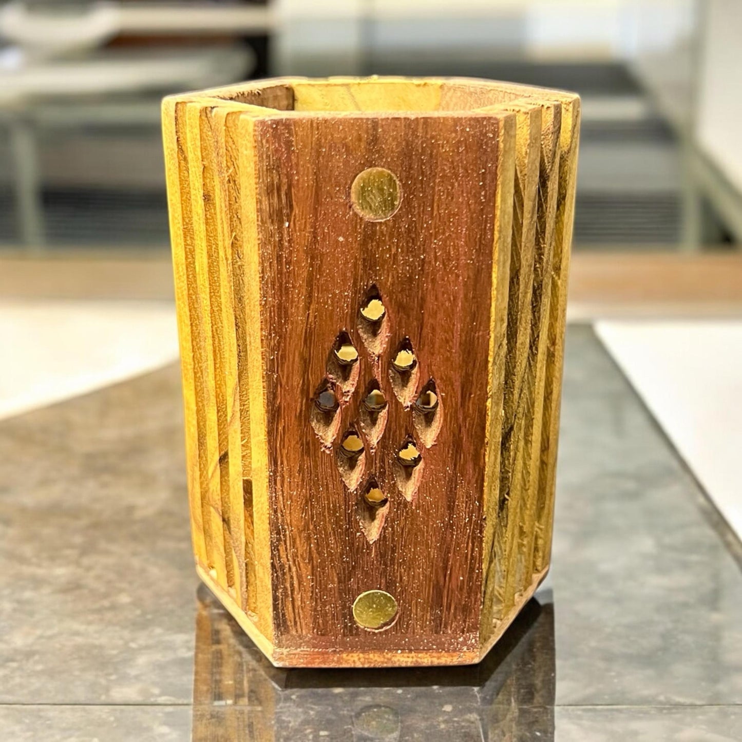 Wooden Pen Storage