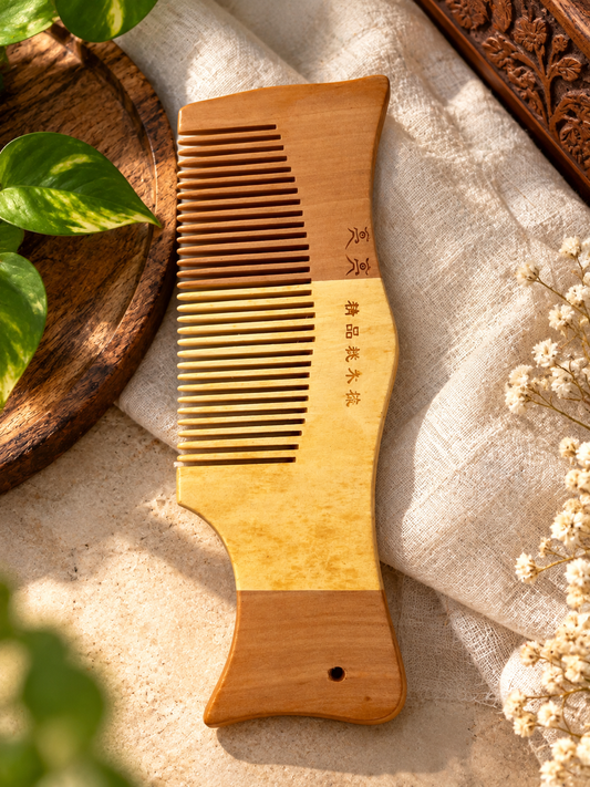 Classic Wooden Hair & Beard Comb