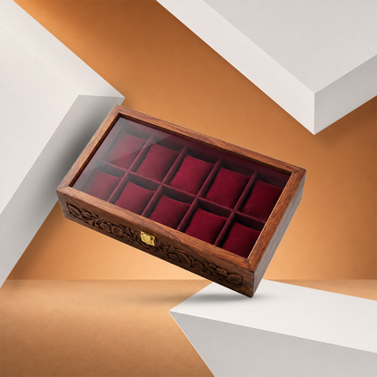 10 Watches – Carving – Glass Top