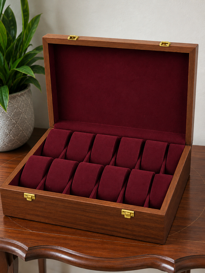 10 Watches – Plain – Wood Top