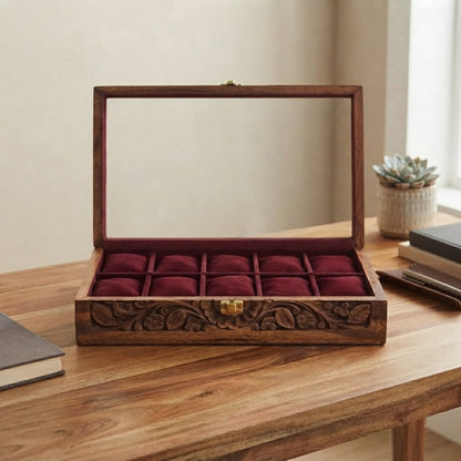 10 Watches – Carving – Glass Top