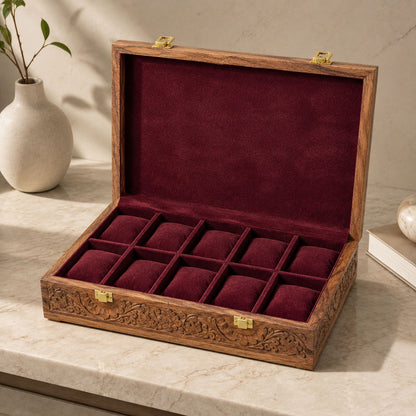 10 Watches – Carving – Wood Top