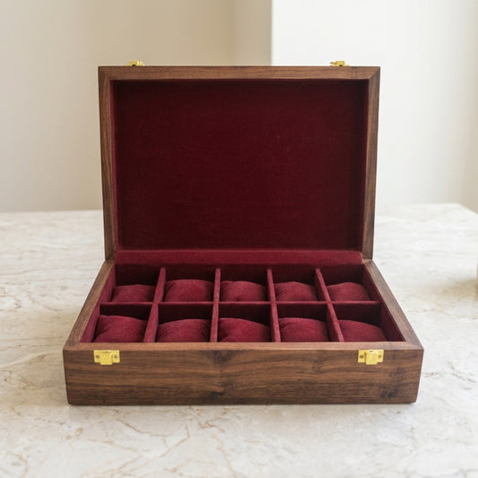 10 Watches – Plain – Wood Top