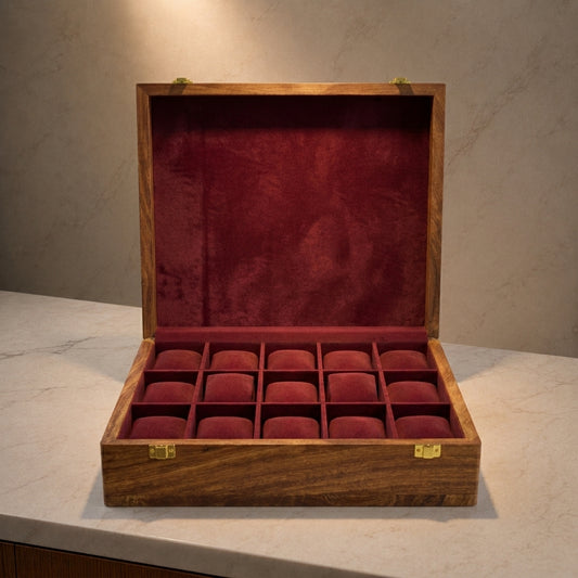 15 Watches – Plain – Wood Top