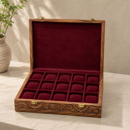 15 Watches – Carving – Wood Top