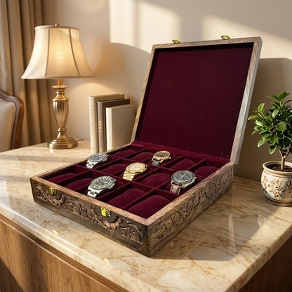 Customized Name or Logo Wooden Watch box