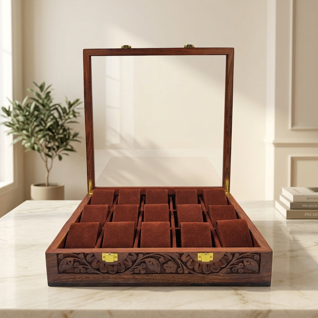 15 Watches – Glass Top – Premium Quality