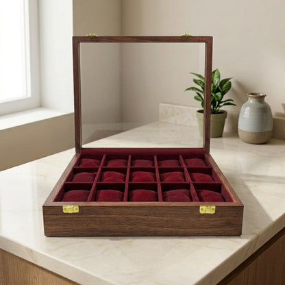15 Watches – Plain – Glass Top