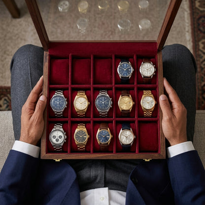 15 Watches – Plain – Glass Top