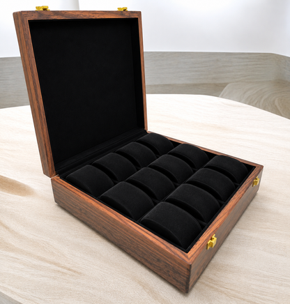 15 Watches – Plain – Wood Top – Black
