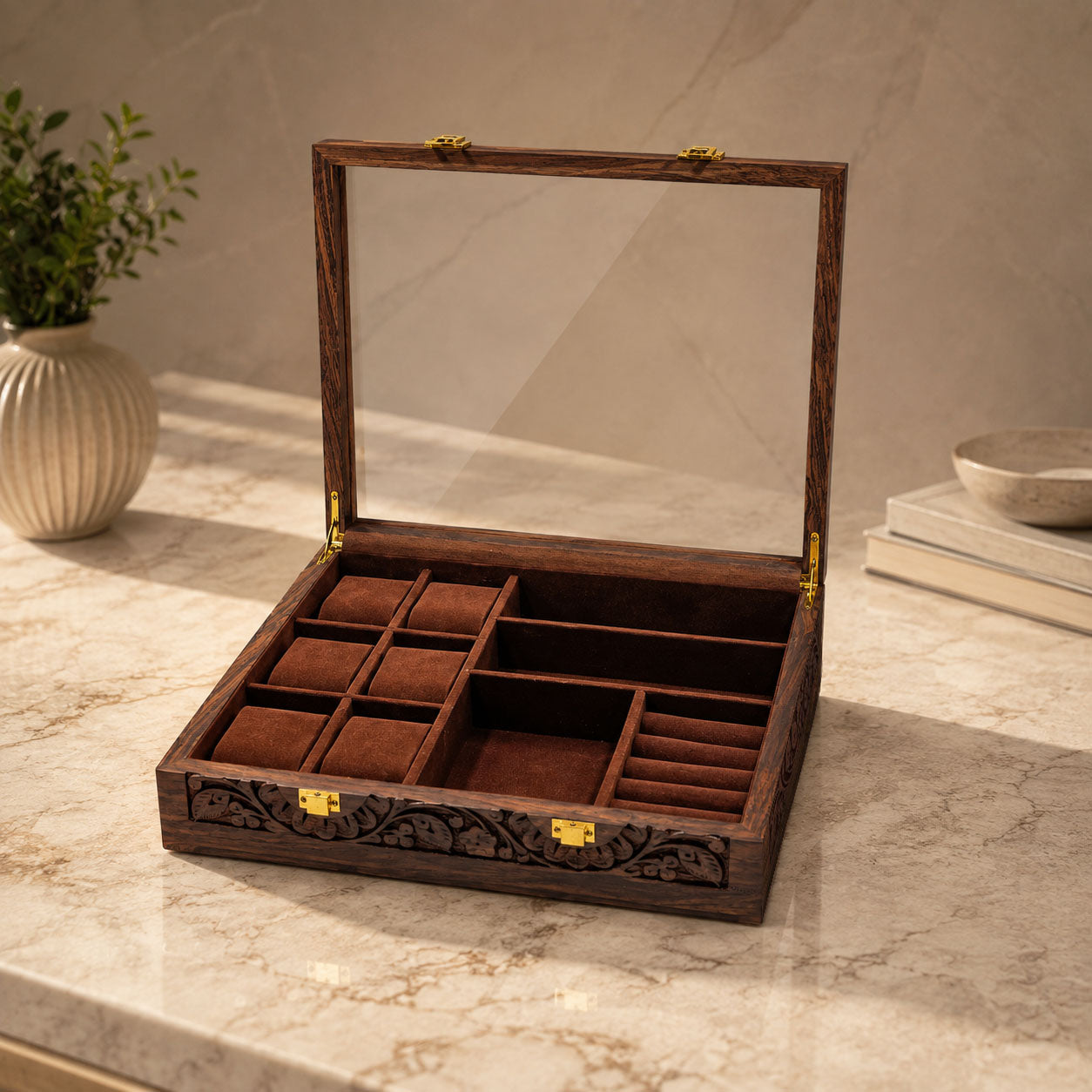 3 in 1 Box – Glass Top – Premium Quality