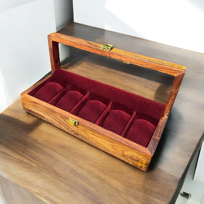 5 Watches – Plain – Glass Top