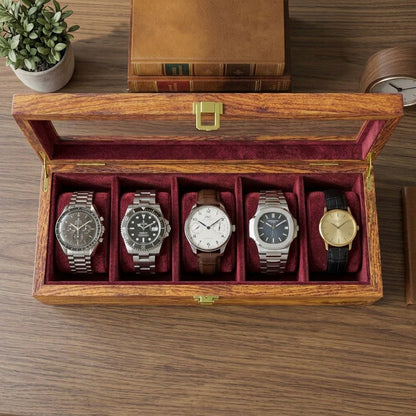 5 Watches – Plain – Glass Top