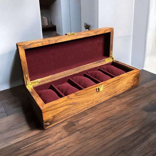 5 Watches – Golden Hinge – Wood Top