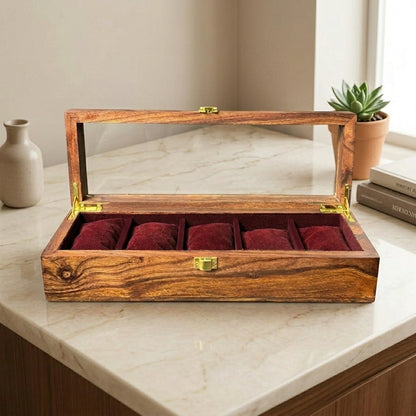 5 Watches – Golden Hinge – Glass Top