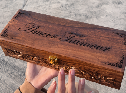 Customized Name or Logo Wooden Watch box