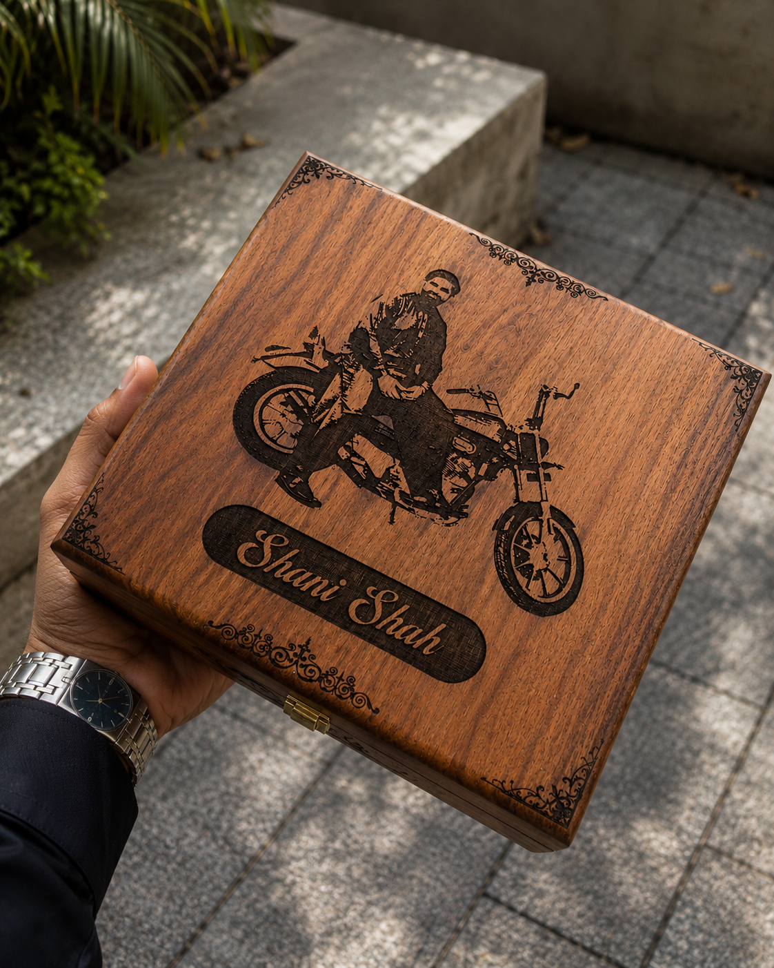 Customized Name or Logo Wooden Watch box