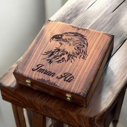Customized Name or Logo Wooden Watch box