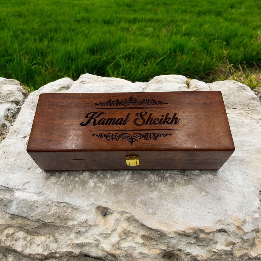 Customized Name or Logo Wooden Watch box