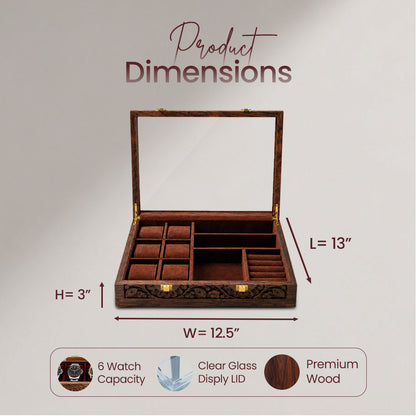3 in 1 Box – Glass Top – Premium Quality