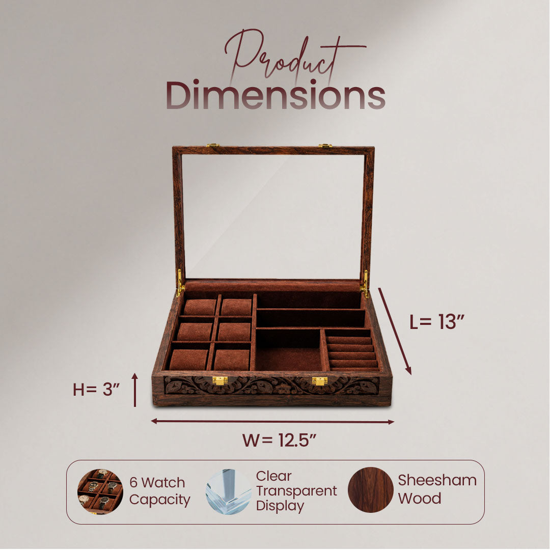 3 in 1 Box – Glass Top – Premium Quality