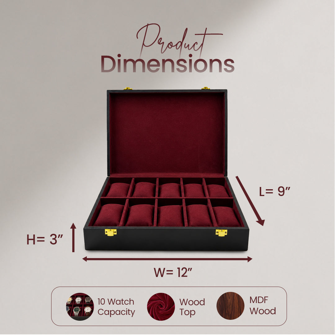 10 Watches – Piano Black