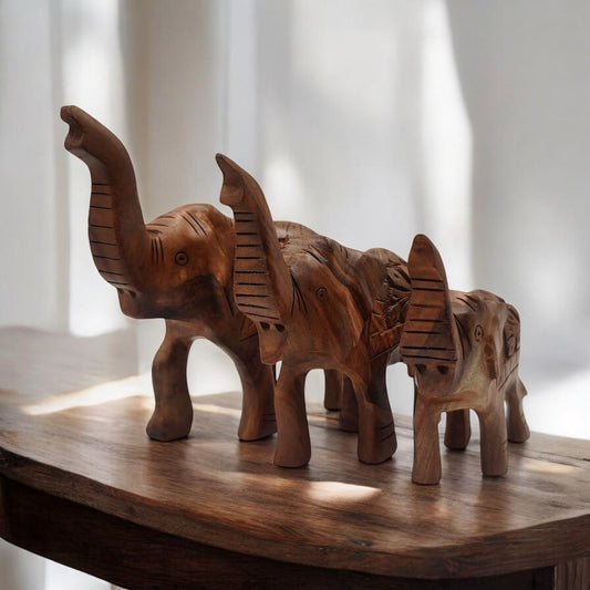 Elephant Sculpture - Set of 3