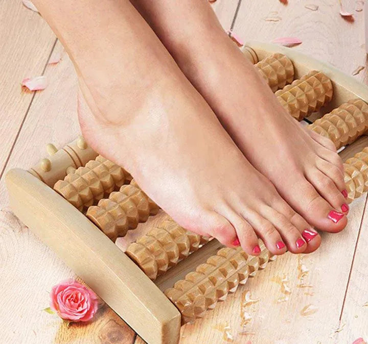 Wooden foot massager Roller