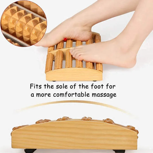 Wooden foot massager Roller