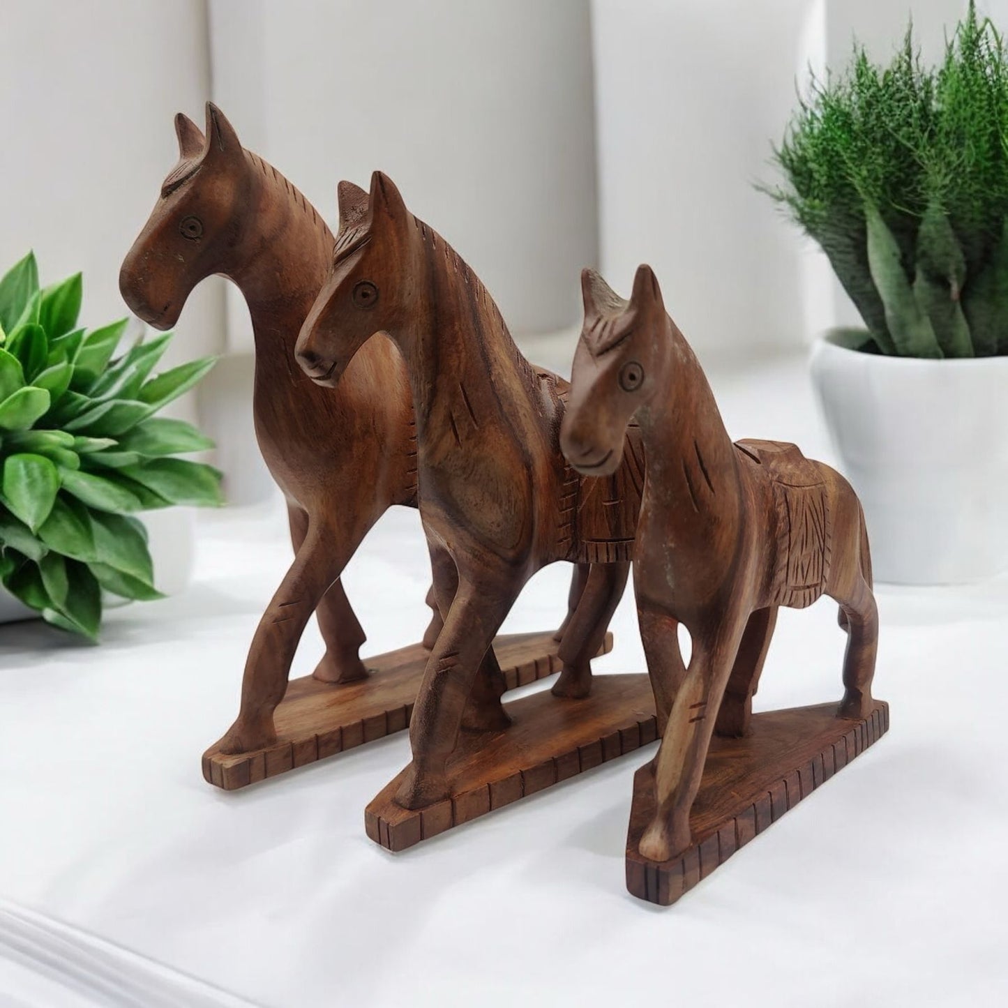 Horse Sculpture - Set of 3