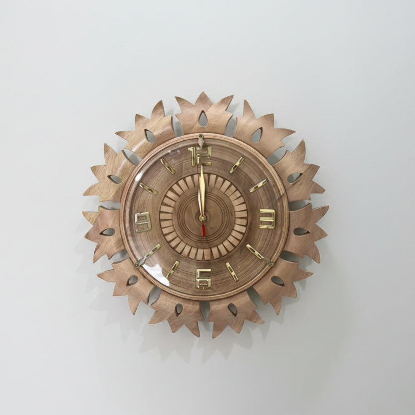 Light Wood Wall Clock