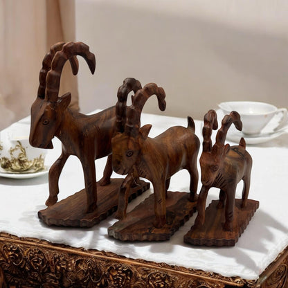 Markhor Sculpture – Set of 4