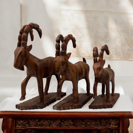 Markhor Sculpture – Set of 4