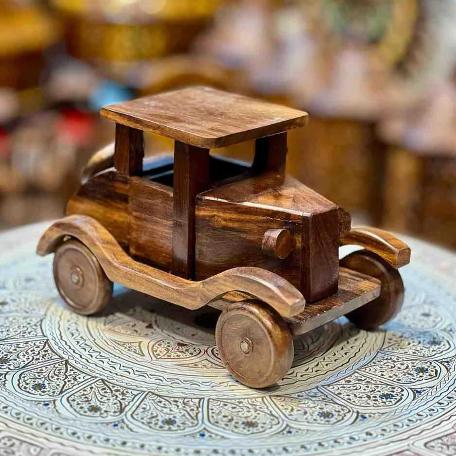Wooden Vintage Car