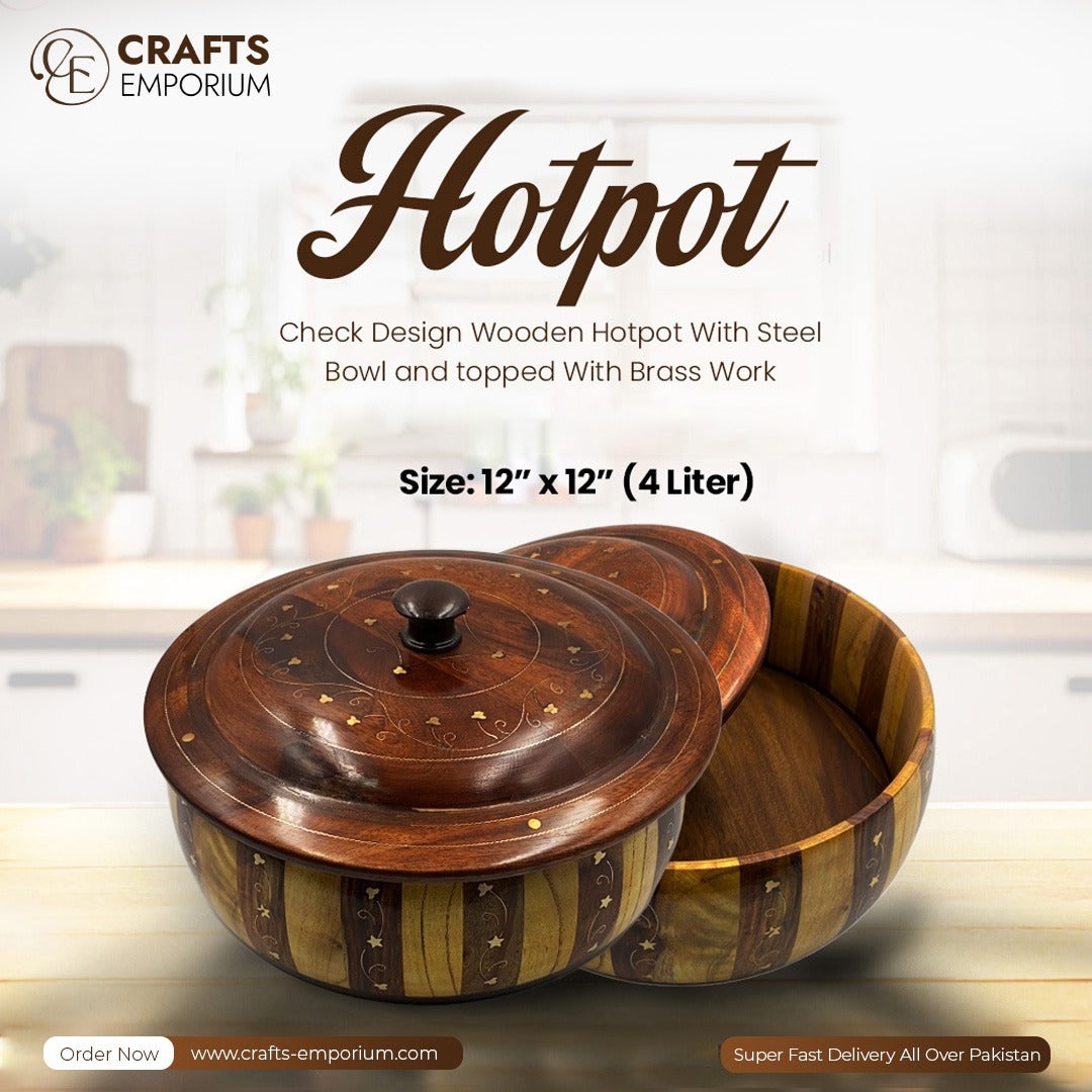 Wooden Hotpot – Tukri Design
