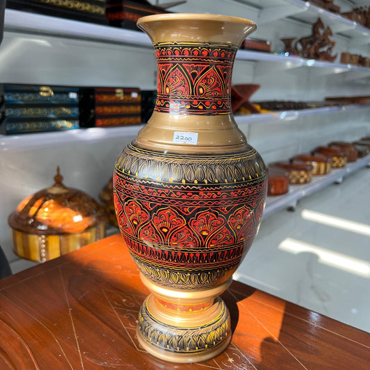 Wooden Naqshi Vase