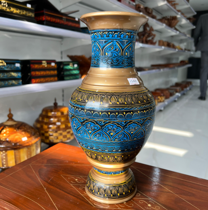 Wooden Naqshi Vase