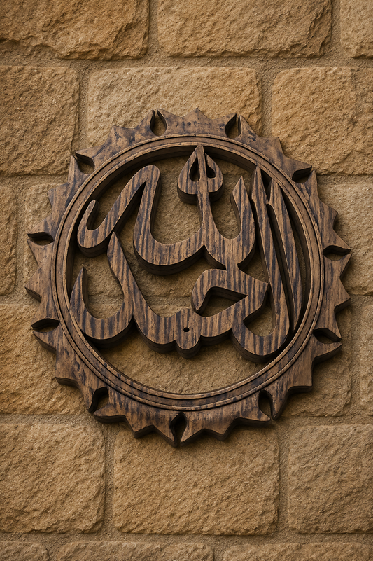 Wooden Frame Alhamdulillah