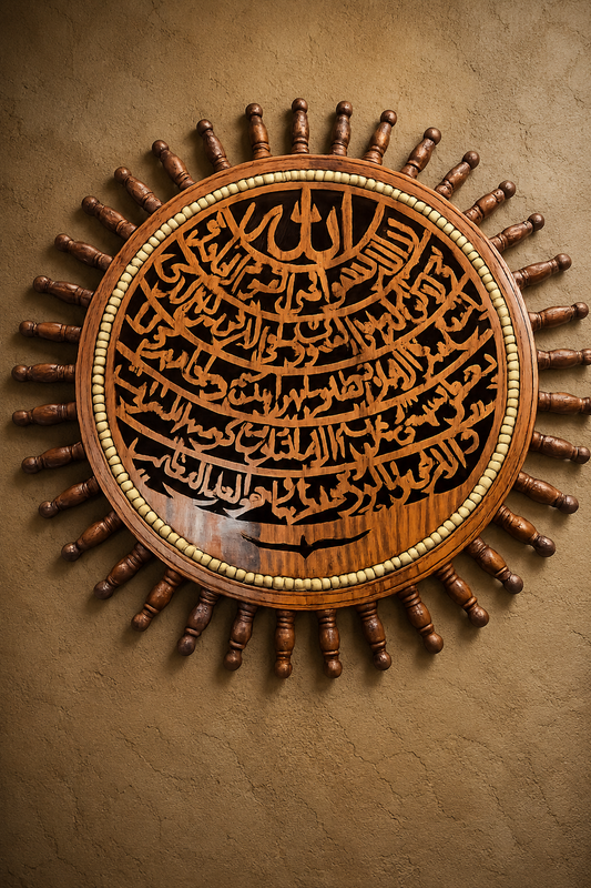 Wooden Frame -Ayat-ul-Kursi