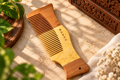 Classic Wooden Hair & Beard Comb