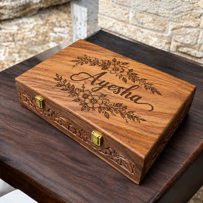 Customized Name or Logo Wooden Watch box